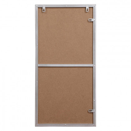 Elegant Wall Mirror - Silver, L 28" (MR41428S)