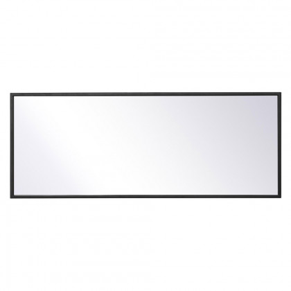 Elegant Wall Mirror - Black, L 14" (MR41436BK)