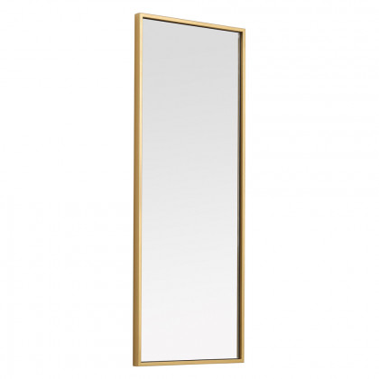 Elegant Wall Mirror - Brass, L 14" (MR41436BR)