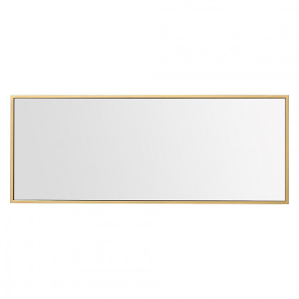 Elegant Wall Mirror - Brass, L 14" (MR41436BR)