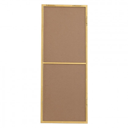 Elegant Wall Mirror - Brass, L 14" (MR41436BR)