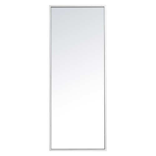 Elegant Wall Mirror - Silver, L 14" (MR41436S)