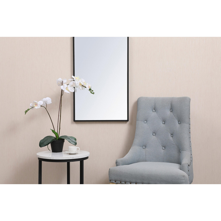 Elegant Wall Mirror - Black, L 28" (MR41828BK)