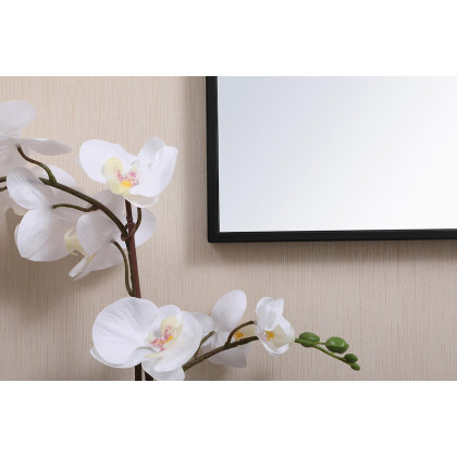 Elegant Wall Mirror - Black, L 28" (MR41828BK)