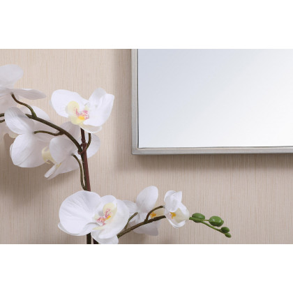 Elegant Wall Mirror - Silver, L 28" (MR41828S)