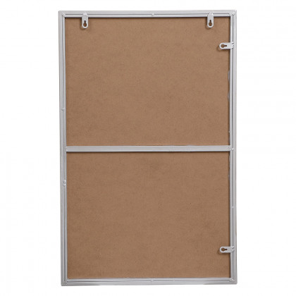 Elegant Wall Mirror - Silver, L 28" (MR41828S)