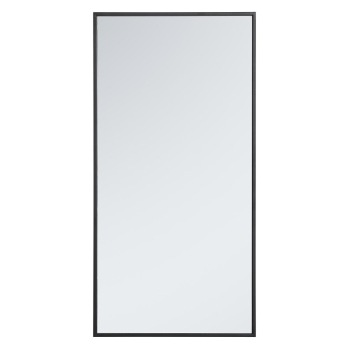 Elegant Wall Mirror - Black, L 18" (MR41836BK)