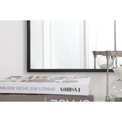 Elegant Wall Mirror - Black, L 18" (MR41836BK)