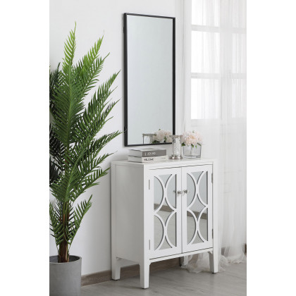 Elegant Wall Mirror - Black, L 18" (MR41836BK)