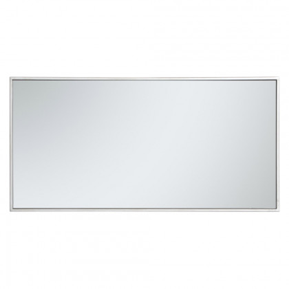 Elegant Wall Mirror - Silver, L 18" (MR41836S)