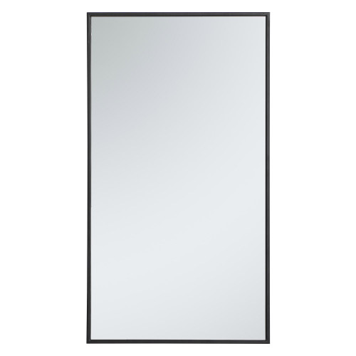Elegant Wall Mirror - Black, L 20" (MR42036BK)