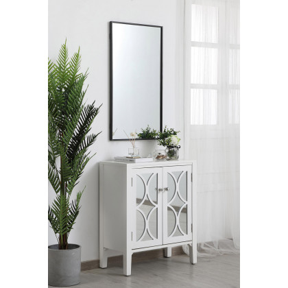 Elegant Wall Mirror - Black, L 20" (MR42036BK)