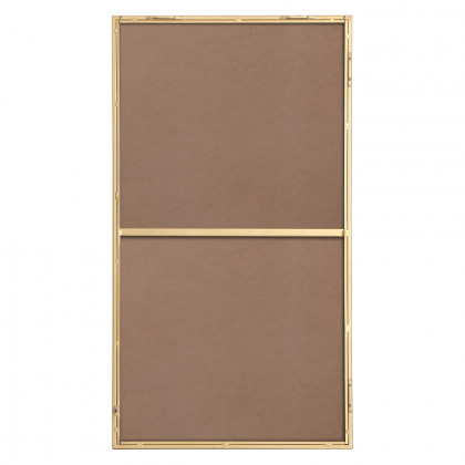Elegant Wall Mirror - Brass, L 20" (MR42036BR)