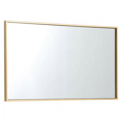 Elegant Wall Mirror - Brass, L 20" (MR42036BR)