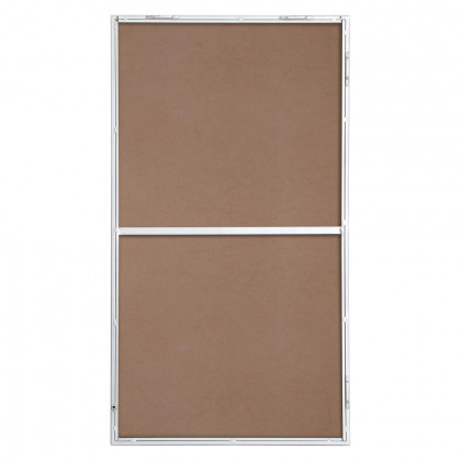Elegant Wall Mirror - Silver, L 20" (MR42036S)