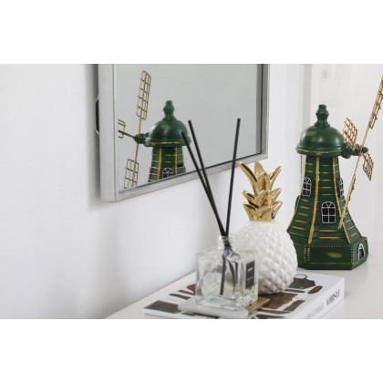 Elegant Wall Mirror - Silver, L 20" (MR42036S)