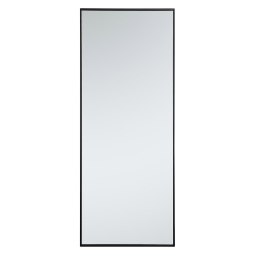 Elegant Wall Mirror - Black, L 24" (MR42460BK)