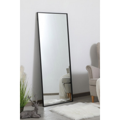 Elegant Wall Mirror - Black, L 24" (MR42460BK)