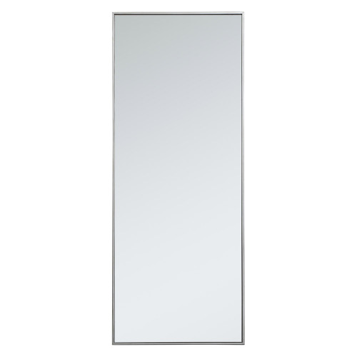 Elegant Wall Mirror - Silver, L 24" (MR42460S)