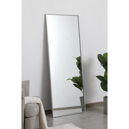 Elegant Wall Mirror - Silver, L 24" (MR42460S)