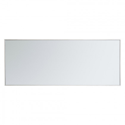Elegant Wall Mirror - Silver, L 24" (MR42460S)