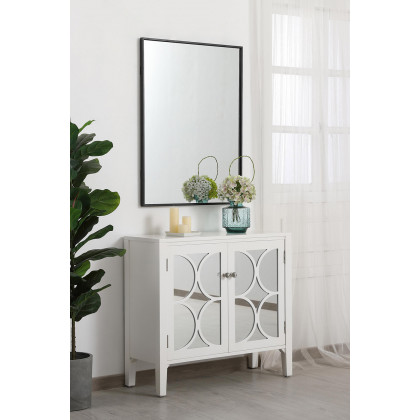 Elegant Wall Mirror - Black, L 36" (MR42736BK)