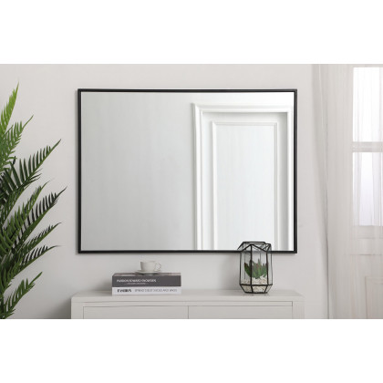 Elegant Wall Mirror - Black, L 36" (MR42736BK)