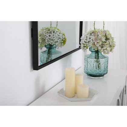 Elegant Wall Mirror - Black, L 36" (MR42736BK)