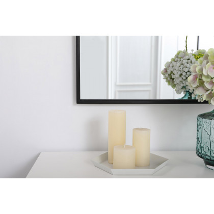 Elegant Wall Mirror - Black, L 36" (MR42736BK)