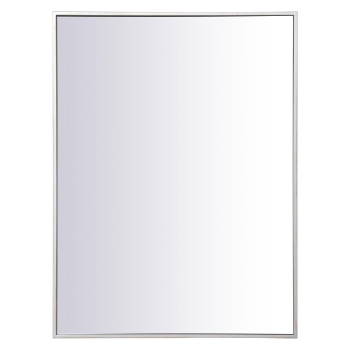 Elegant Wall Mirror - Silver, L 36" (MR42736S)