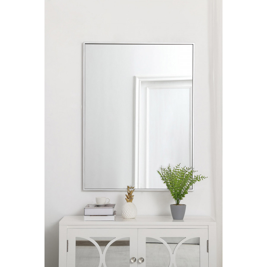 Elegant Wall Mirror - Silver, L 36" (MR42736S)