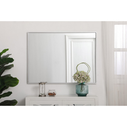 Elegant Wall Mirror - Silver, L 36" (MR42736S)