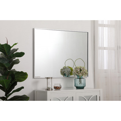 Elegant Wall Mirror - Silver, L 36" (MR42736S)