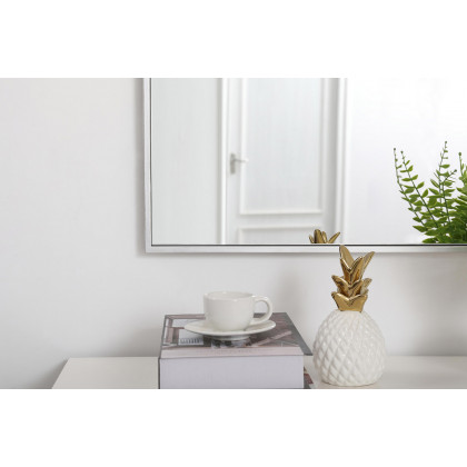 Elegant Wall Mirror - Silver, L 36" (MR42736S)