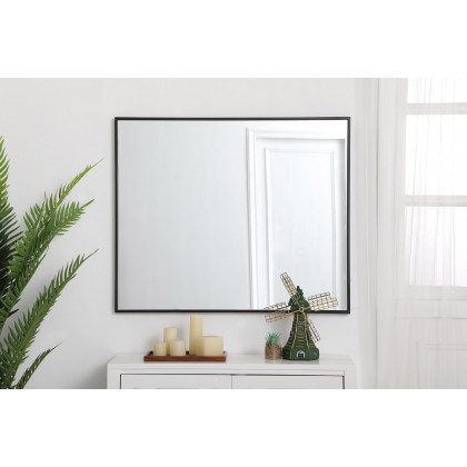Elegant Wall Mirror - Black, L 36" (MR43036BK)