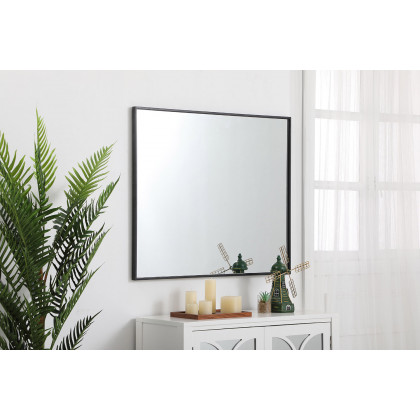 Elegant Wall Mirror - Black, L 36" (MR43036BK)