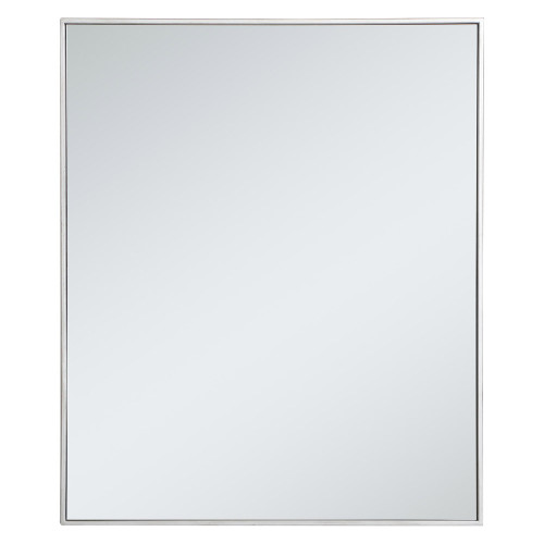 Elegant Wall Mirror - Silver, L 36" (MR43036S)