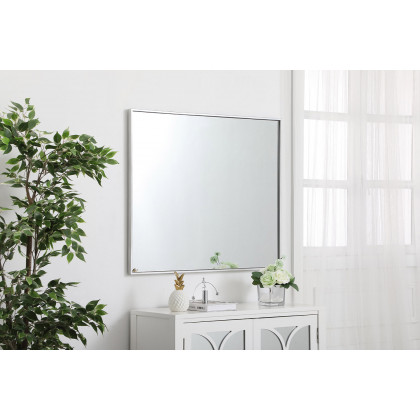 Elegant Wall Mirror - Silver, L 36" (MR43036S)