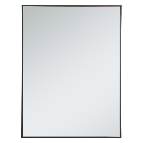 Elegant Wall Mirror - Black, L 40" (MR43040BK)