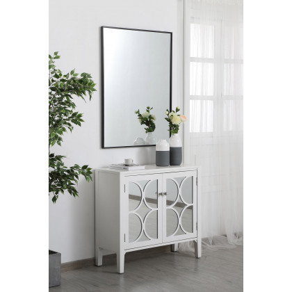 Elegant Wall Mirror - Black, L 40" (MR43040BK)