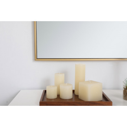 Elegant Wall Mirror - Brass, L 40" (MR43040BR)