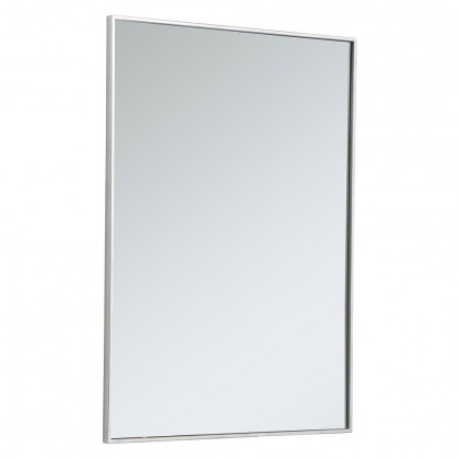 Elegant Wall Mirror - Silver, L 40" (MR43040S)