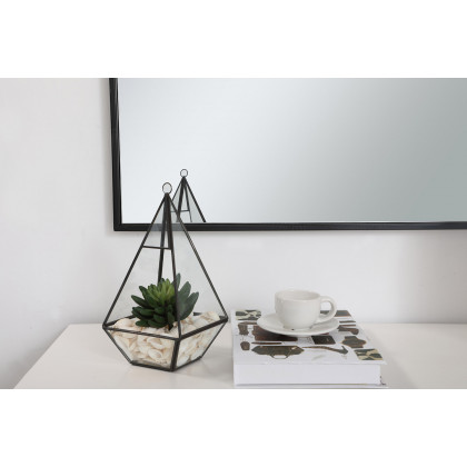Elegant Wall Mirror - Black, L 48" (MR43048BK)