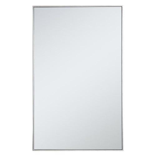 Elegant Wall Mirror - Silver, L 48" (MR43048S)