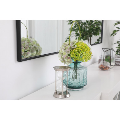 Elegant 30" Metal Frame Rectangle Mirror - Black (MR43060BK)