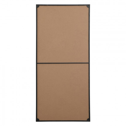 Elegant 30" Metal Frame Rectangle Mirror - Black (MR43060BK)
