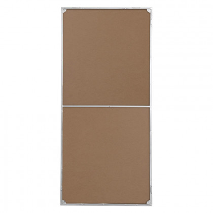 Elegant 30" Metal Frame Rectangle Mirror - Silver (MR43060S)