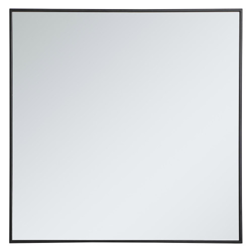Elegant Wall Mirror - Black, L 36" (MR43636BK)