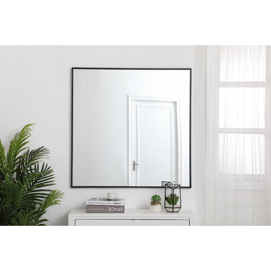 Elegant Wall Mirror - Black, L 36" (MR43636BK)