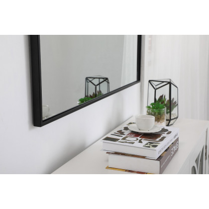 Elegant Wall Mirror - Black, L 36" (MR43636BK)